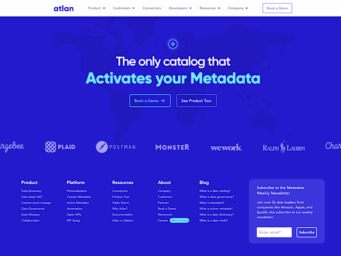Atlan (SaaS) - Website & Web App