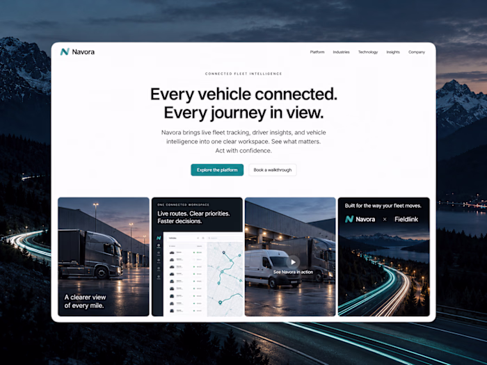 Navora Website Design & Build in Framer
