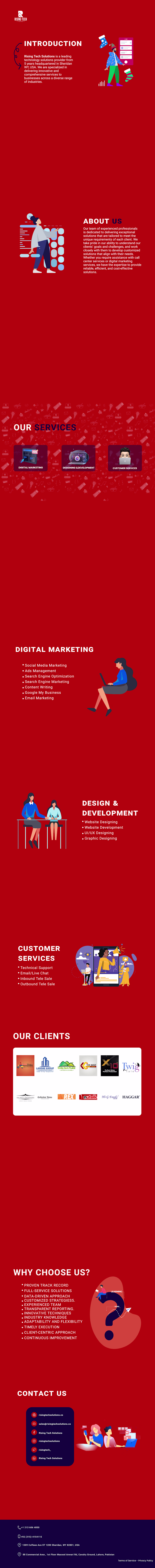 RISING TECH SOLUTIONS PORTFOLIO WEBDESIGN