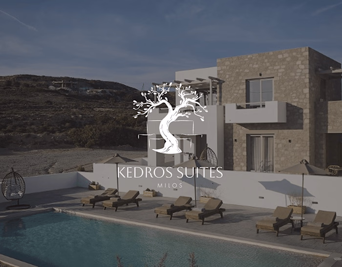 Kedros Suites Milos Logo & Brand Identity Project