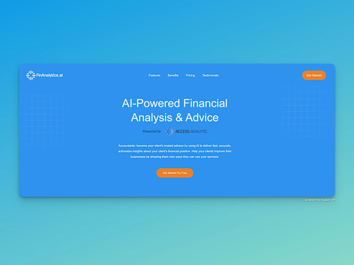 AI-Powered Financial Analysis Platform Development