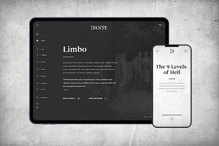 100 Days of Dante Branding and Web Design