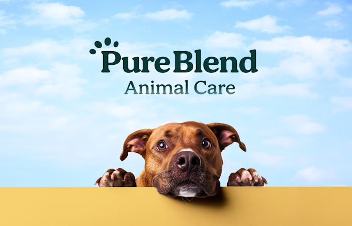 Pure Blend Animal Brand Identity & Packaging