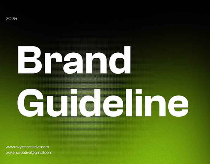 Oxylen Creative Brand Guidelines.