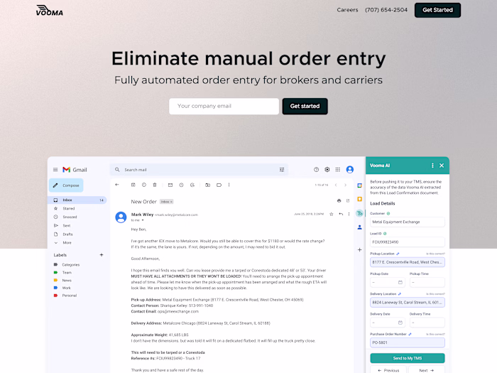 Vooma - Automated Order Entry