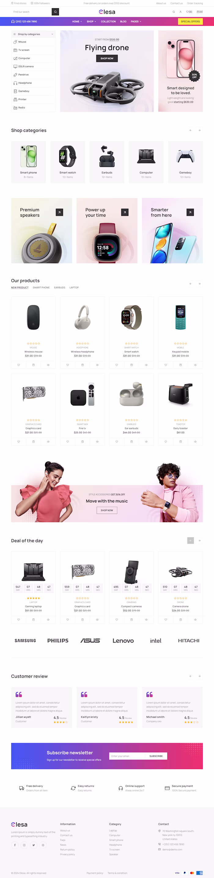 Electronics & Gadgets Ecommerce Store