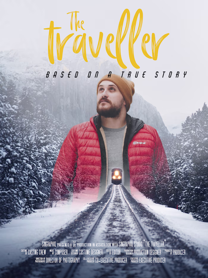 The Traveller Movie Poster Design.