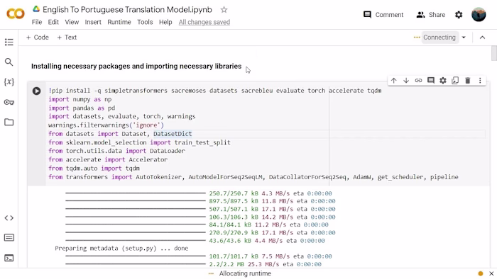 Language Translation Model In Python | NLP Projects