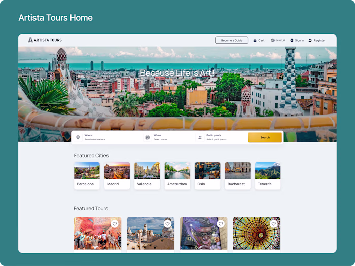 Created an intuitive website that