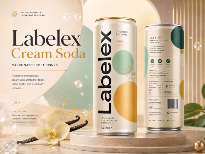 LABELEX Cream Soda — Packaging