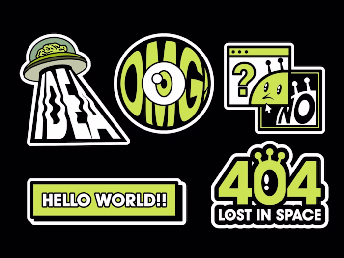 Stickers aliens