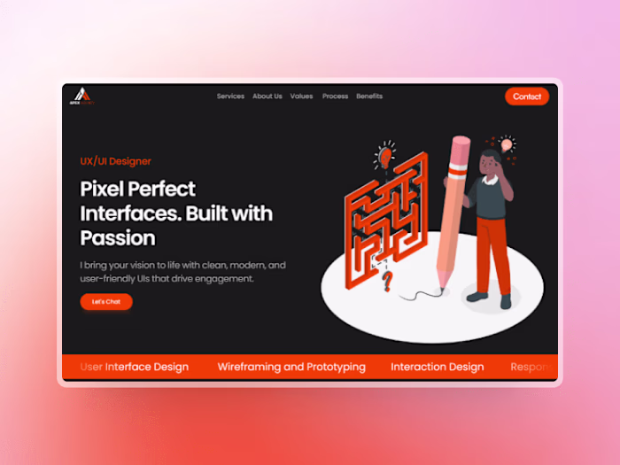 Cutting-Edge Digital Agency Website Design