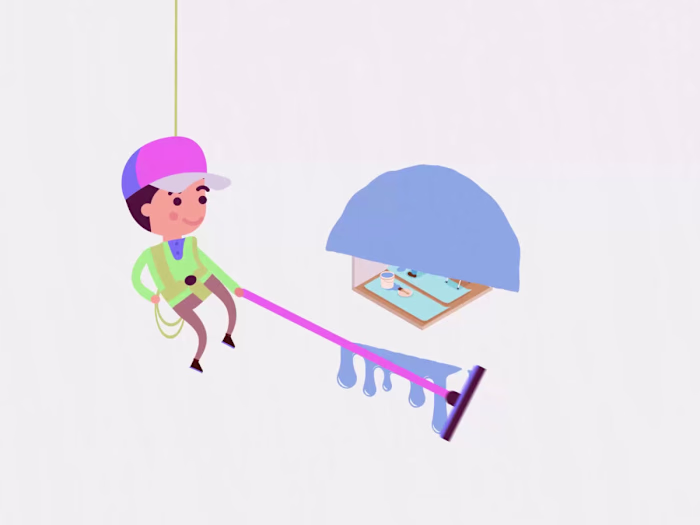 Created a playful 2D animated