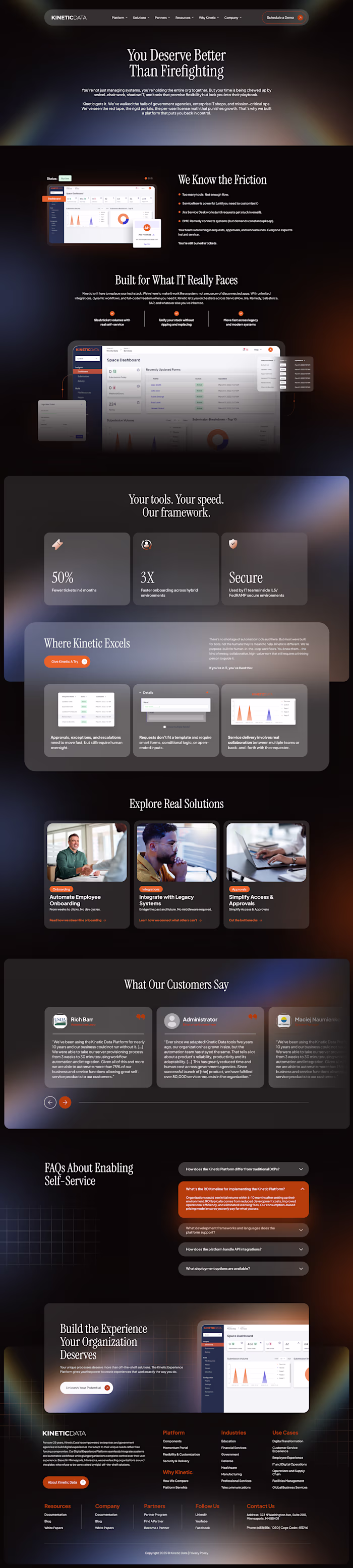 KineticData Website Design & Development