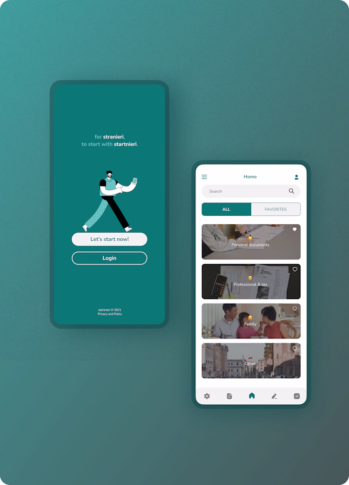 Citizenship document-organizer app