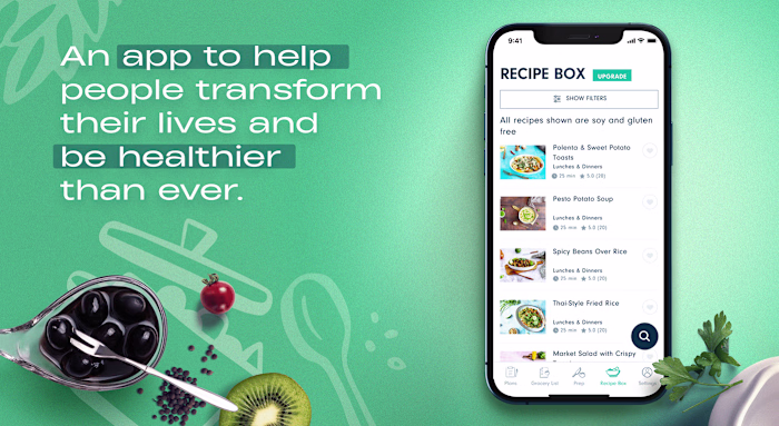 Forks over knives visual design web content 