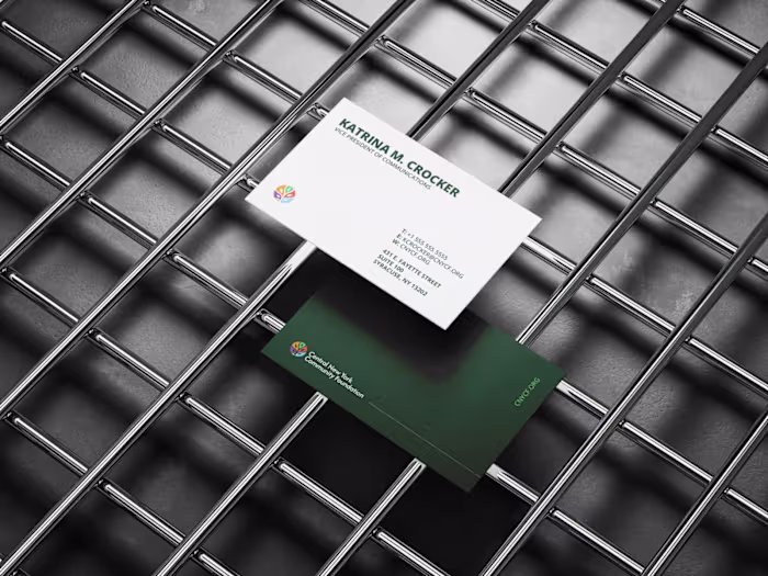 A minimal business card design done with precision and care