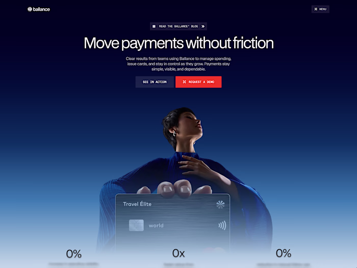 Fintech Website Design for Ballance