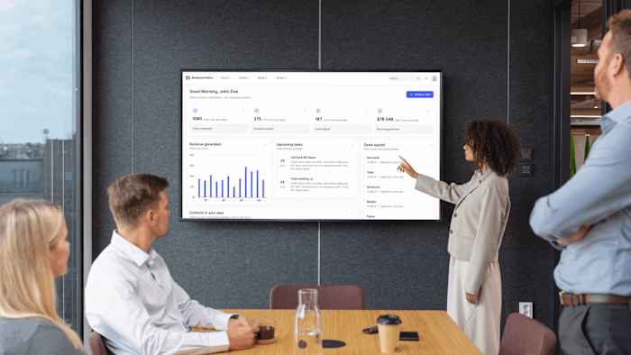 Gallery of Dashboards on Bubble.io