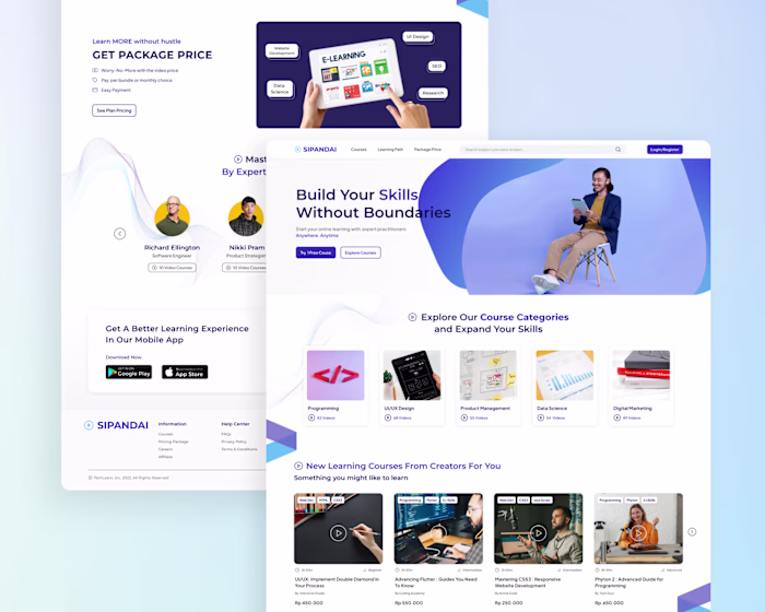 E-Learning Website