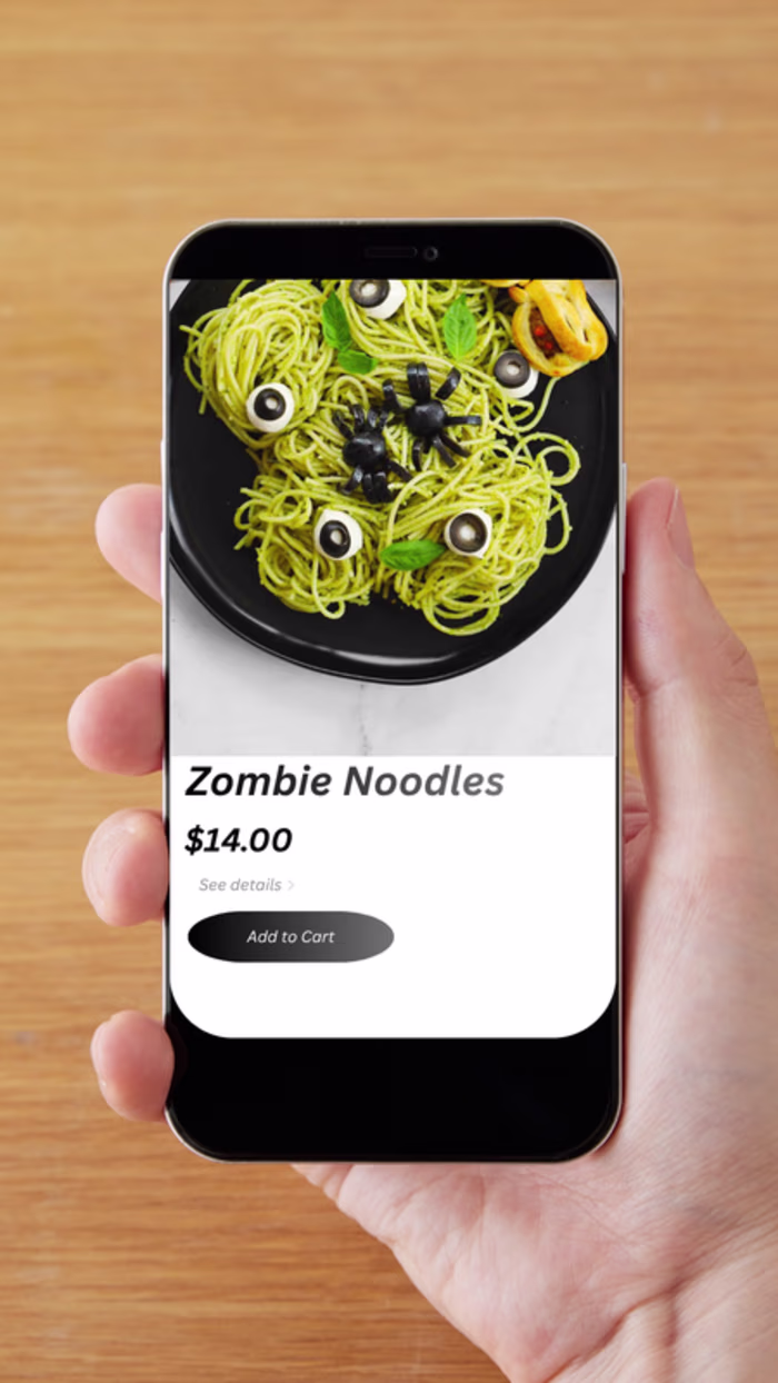 Canva web Design Project for restaurants