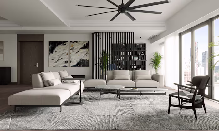 Modern Apartment Interior Design (Hong Kong)