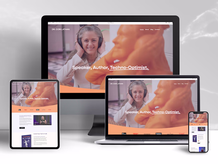 Optimist Squarespace website
