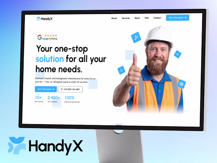 Handyx - handyman, home repair template