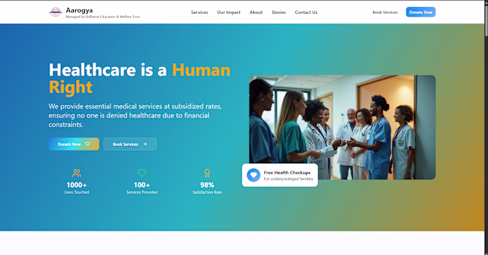 Aarogya Healthcare is an ongoing