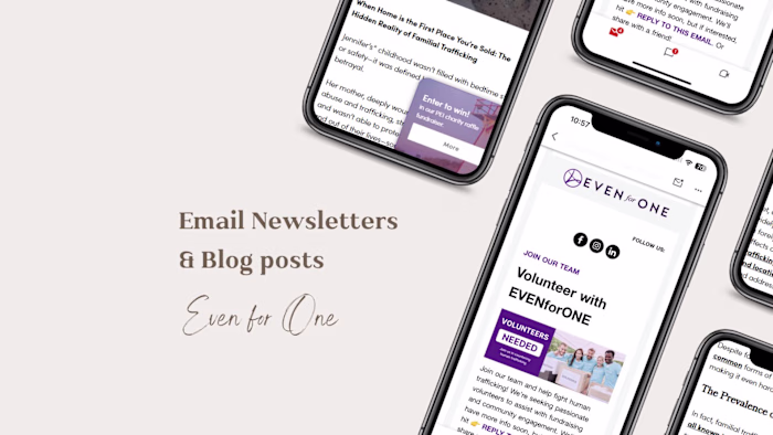Enhancing Awareness: Email Campaigns and Blog Posts