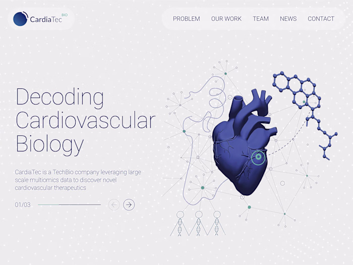 CardiaTec | Startup Web Design & Development