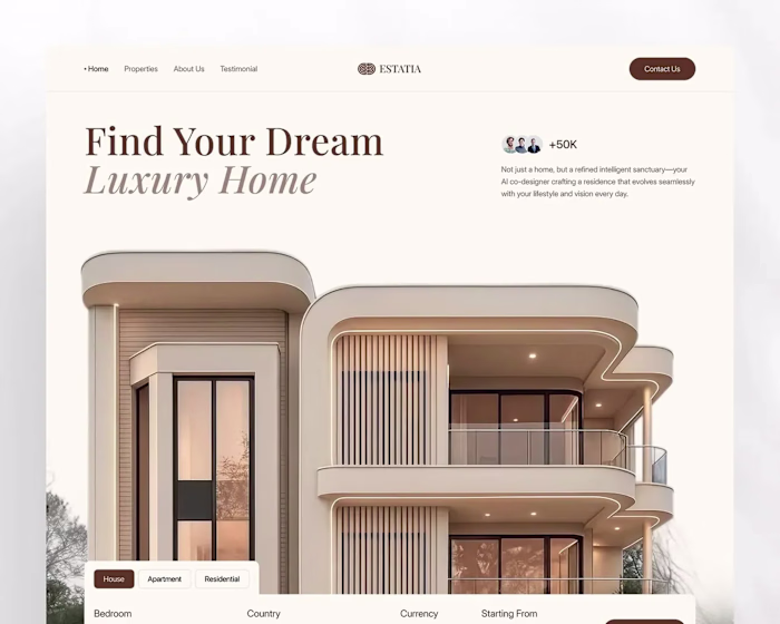 Framer-Built Luxury Real Estate Website