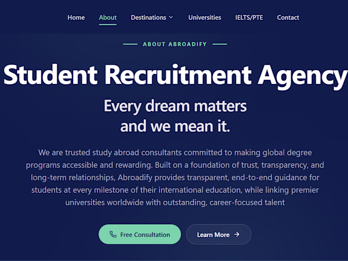 Abroadify - Empower your dreams