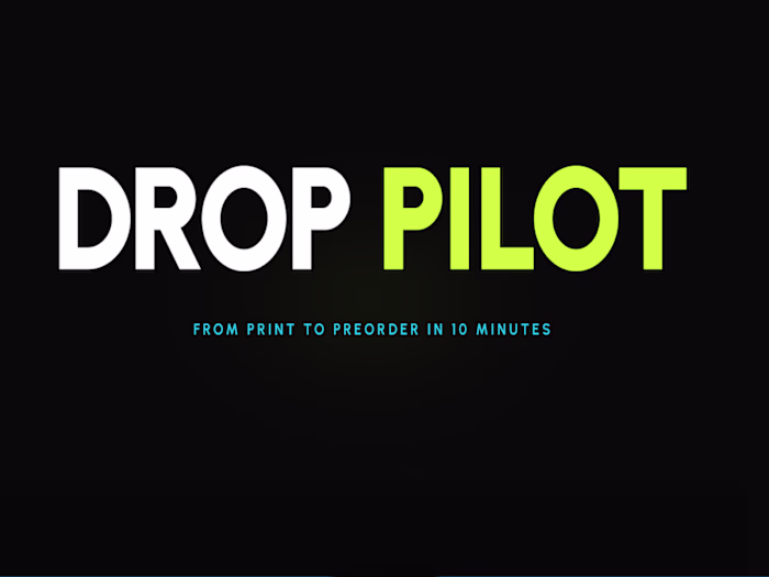 DropPilot — Concept Mobile App & Print Design