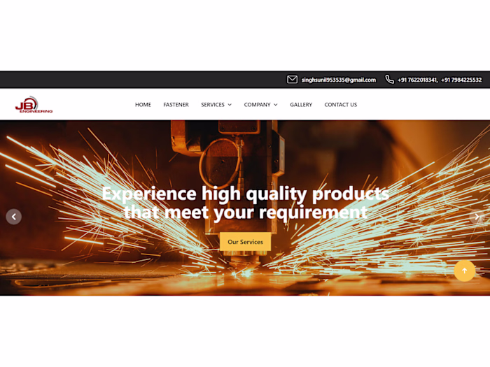 J B Engineering Works Website Development
