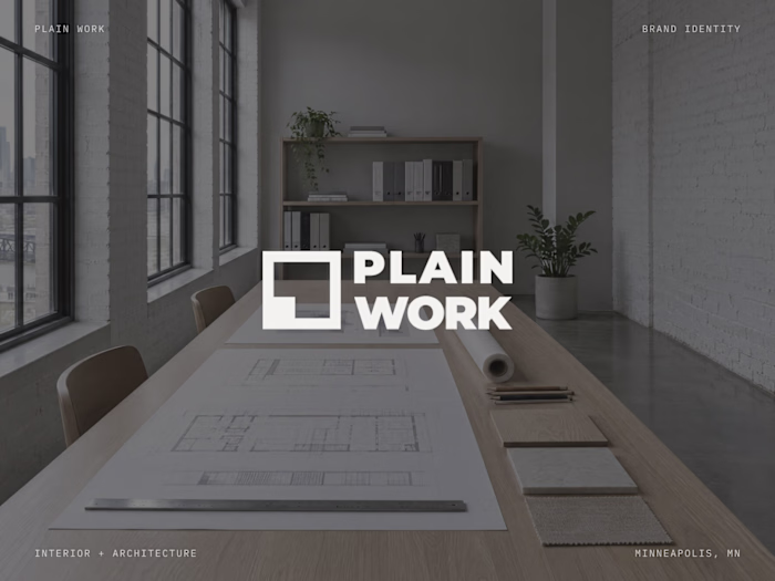 Plain Work: Brand Identity