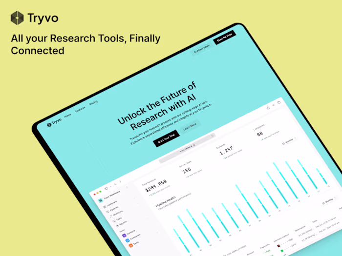 🚀 My new Framer template Tryvo is live!
