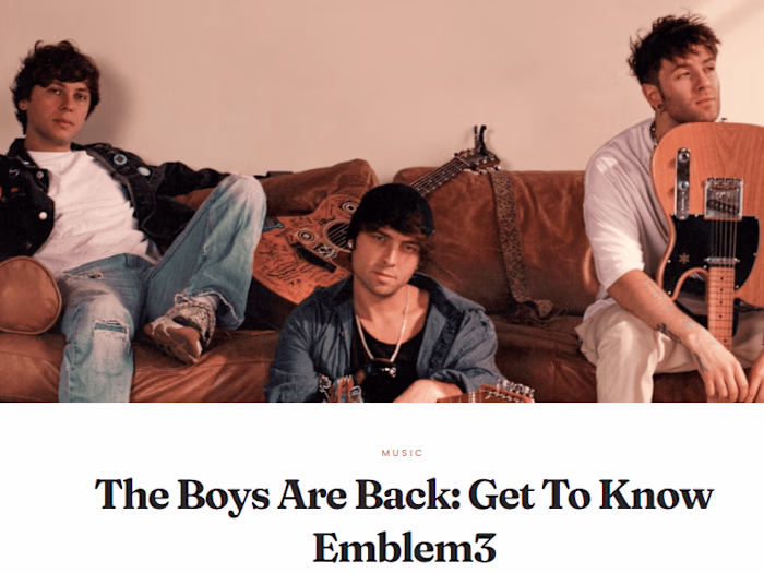 The Boys Are Back: Get To Know Emblem3 - That Fangirl Life 