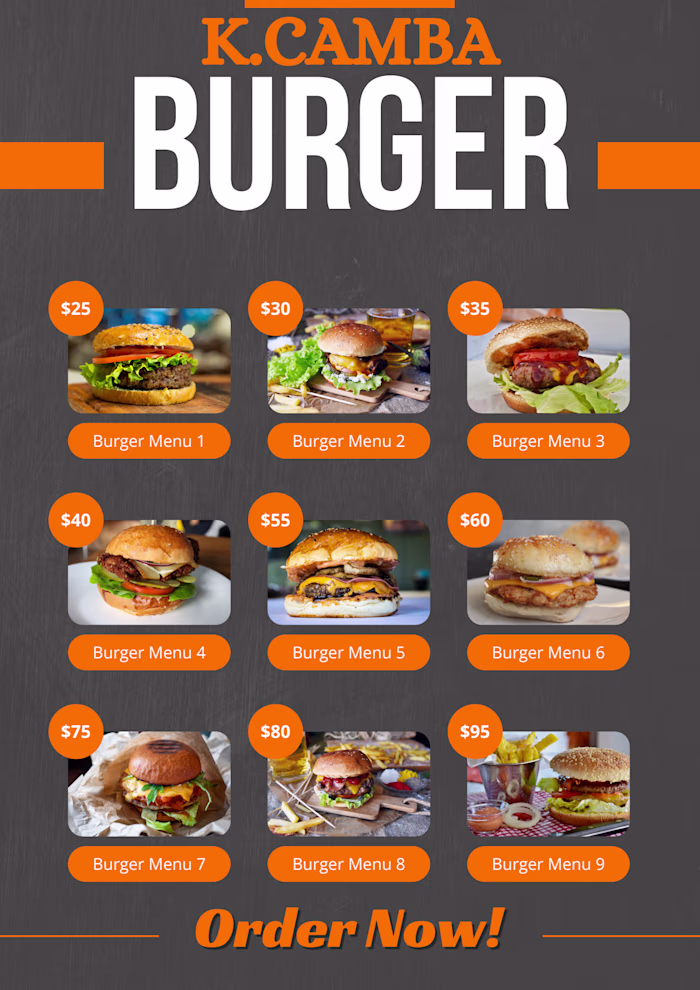 Designing Eye-Catching Resturant Food Menu .