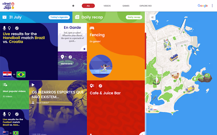 Google Rio 2016 Olympics