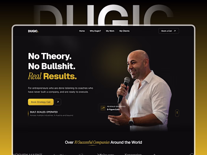Dugic: Building a Personal Consulting Brand
