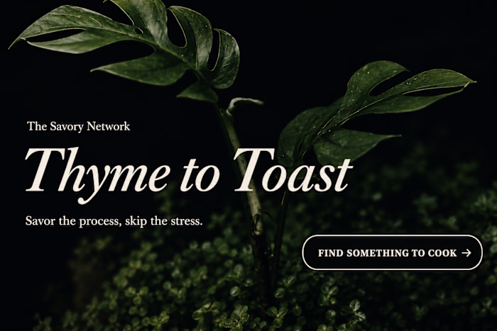 Thyme to Toast — Website UX Writing & Microcopy
