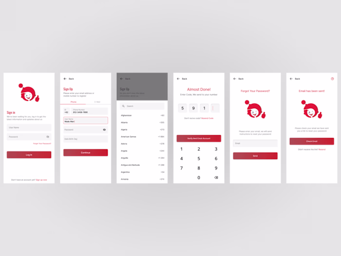 Login Process App