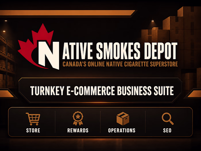 Native Smokes Depot – Turnkey E-commerce Business Suite