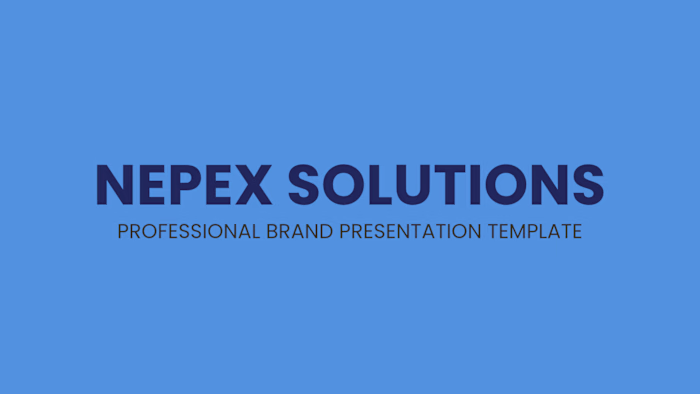 Designing Professional Brand Presentation Templates for Mode...