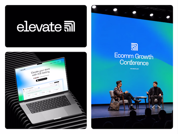 branding for Elevate, a Shopify