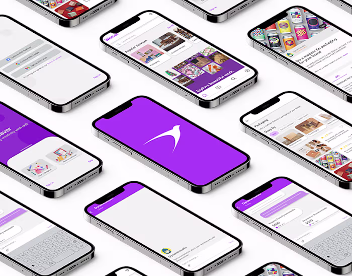 Application Design on AdobeXD on Behance