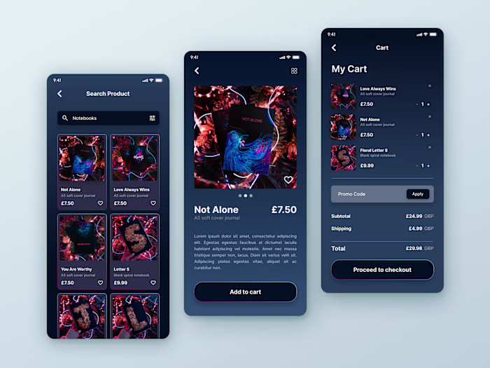Shopping App UI