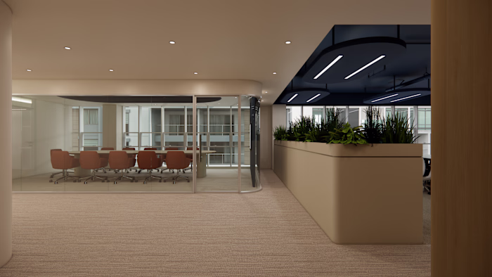 Interior design/3D visualize for IT Office