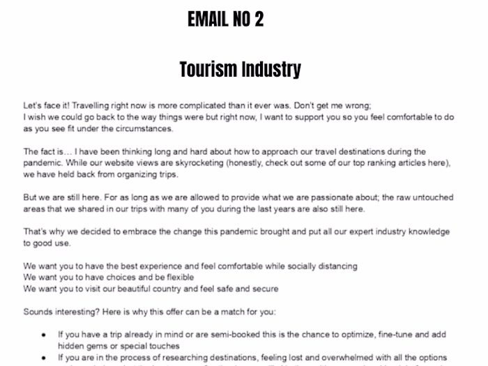 Email Newsletter Copy